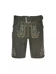 GWEIH & SILK | Pantalón de traje tradicional BASTIAN | Verde oscuro