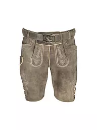 GWEIH & SILK | Pantalones de cuero KARLO | Marrón