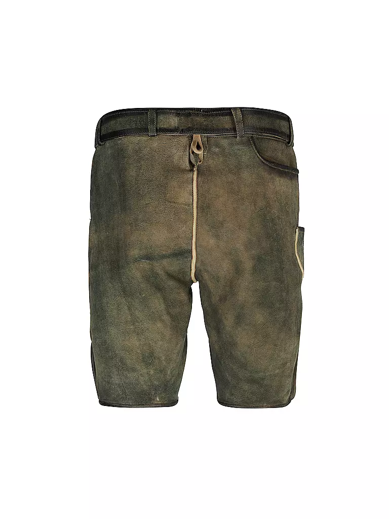 GWEIH & SILK | Pantalones de cuero tradicionales SAMUEL | Marrón