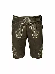 GWEIH & SILK | Pantalones de cuero tradicionales Steirer Panther | Marrón