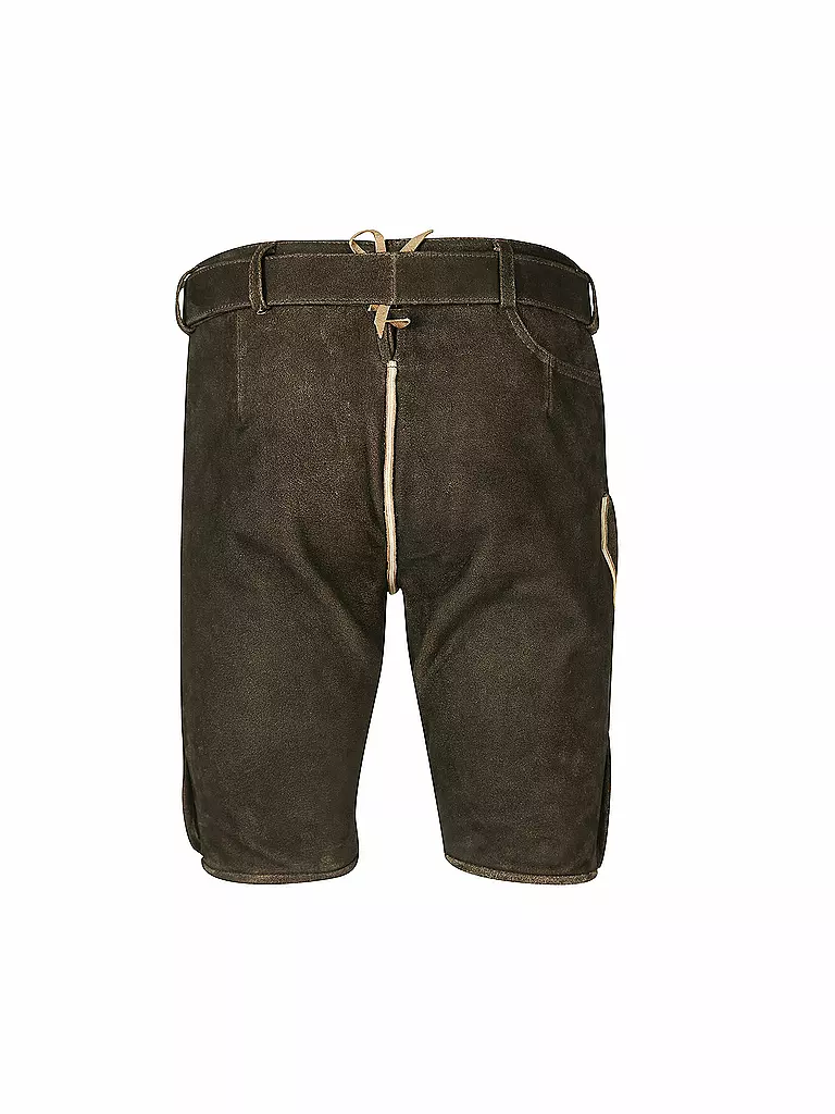 GWEIH & SILK | Pantalones de cuero tradicionales Steirer Panther | Marrón