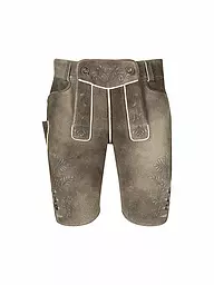 GWEIH & SILK | Pantalones de cuero tradicionales Vitus | Marrón