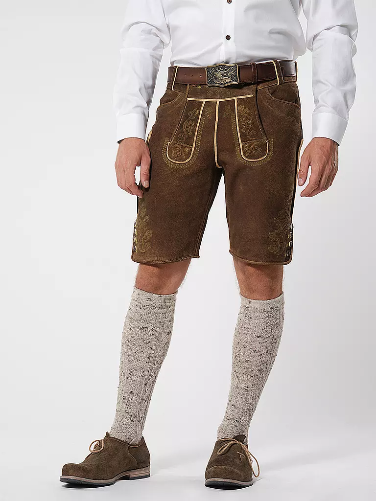 GWEIH & SILK | Pantalones de cuero tradicionales Vitus | 