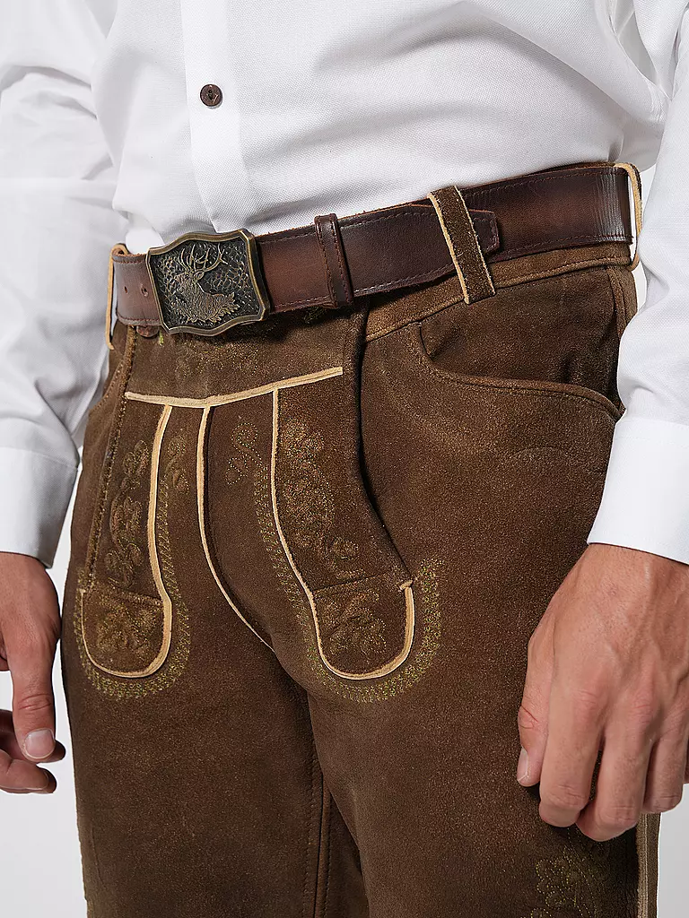 GWEIH & SILK | Pantalones de cuero tradicionales Vitus | 