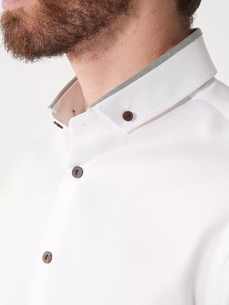 GWEIH & SILK | Trachtenhemd KLOSTERSEE | Blanco