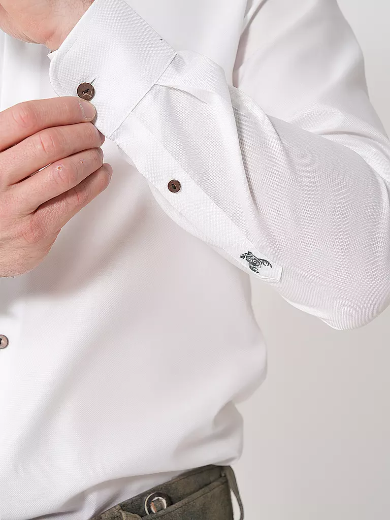 GWEIH & SILK | Trachtenhemd KLOSTERSEE | Blanco