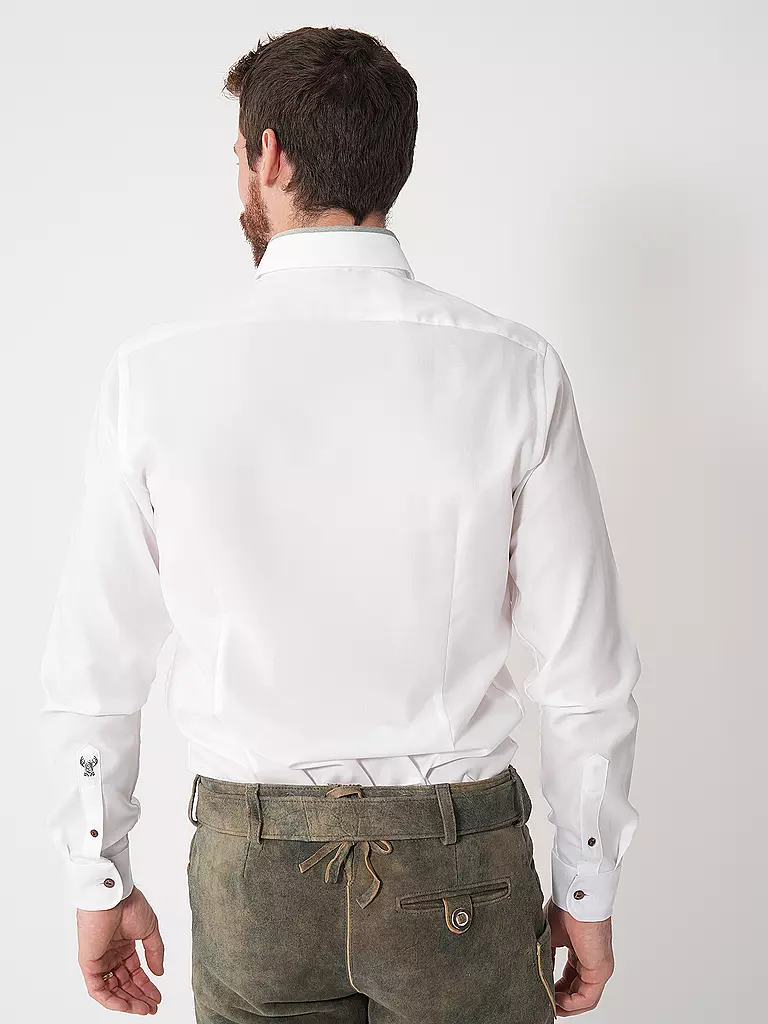 GWEIH & SILK | Trachtenhemd KLOSTERSEE | Blanco