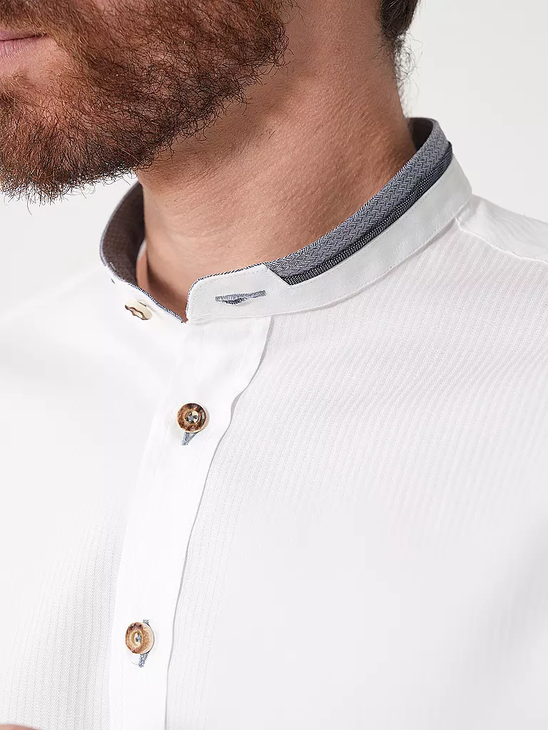 GWEIH & SILK | Trachtenhemd SCHRECKSEE | Blanco