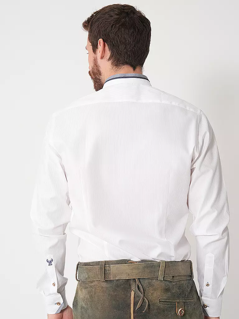 GWEIH & SILK | Trachtenhemd SCHRECKSEE | Blanco