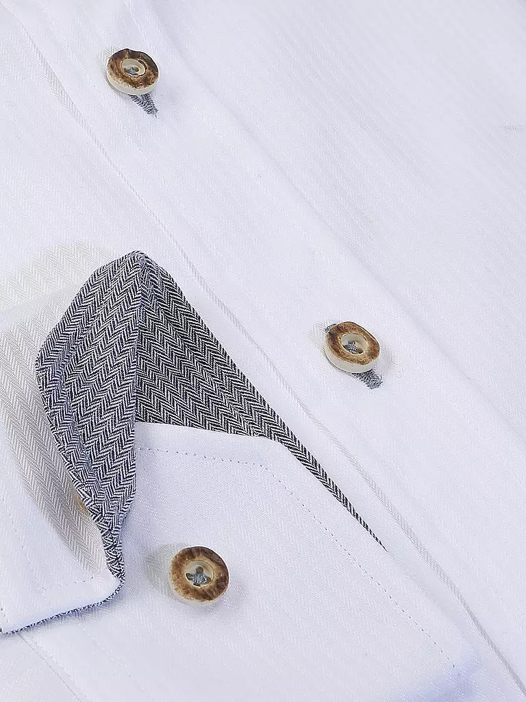 GWEIH & SILK | Trachtenhemd SCHRECKSEE | Blanco