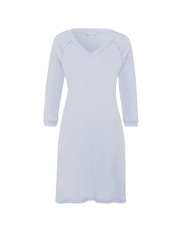 HANRO Sleepshirt - Camisón Pure Essence azul claro