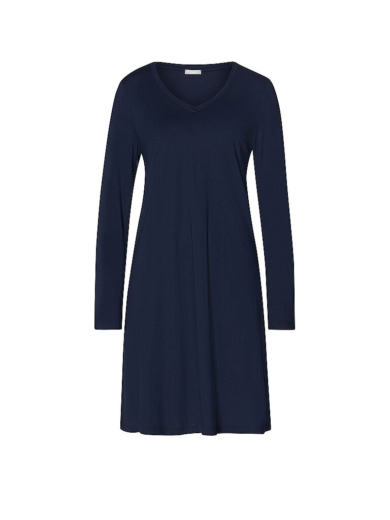 Hanro Nachthemd - Sleepshirt azul oscuro
