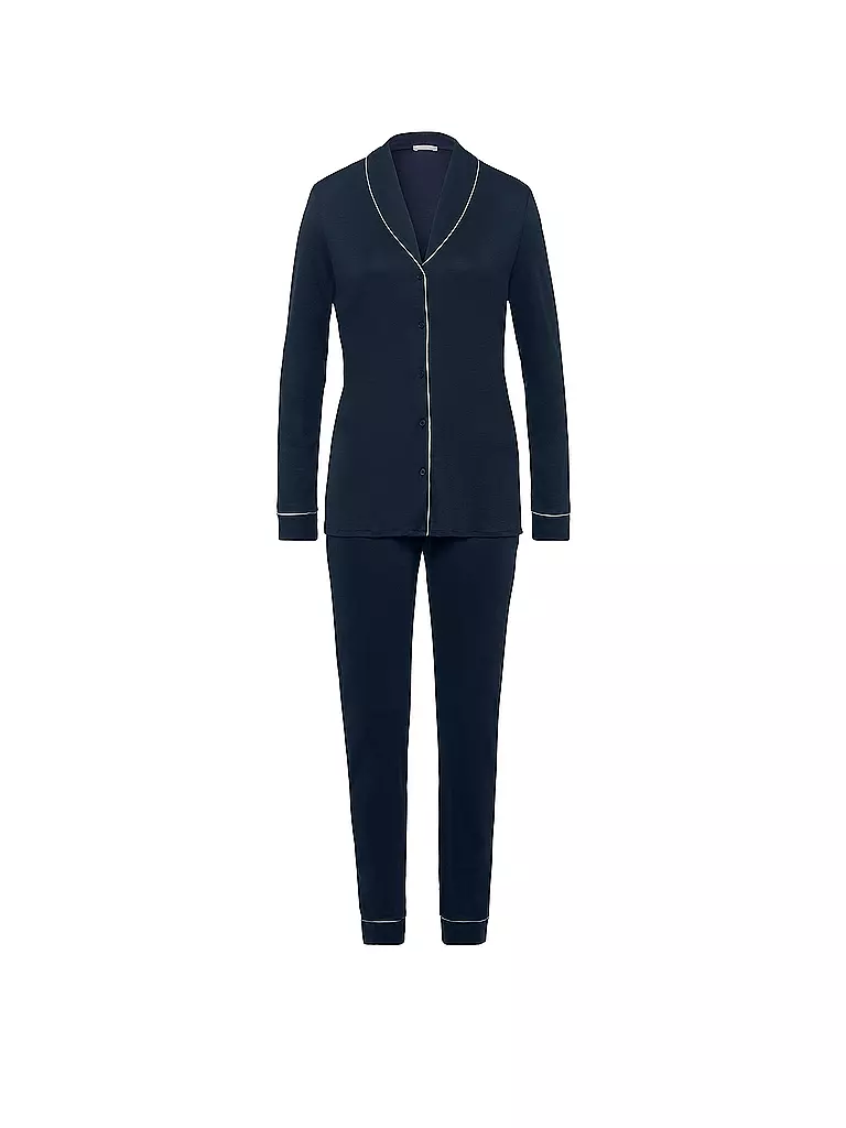 HANRO | Pijama Natural Comfort | Azul