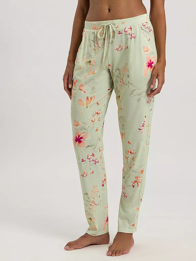 HANRO | Pyjamahose SLEEP & LOUNGE | Verde claro