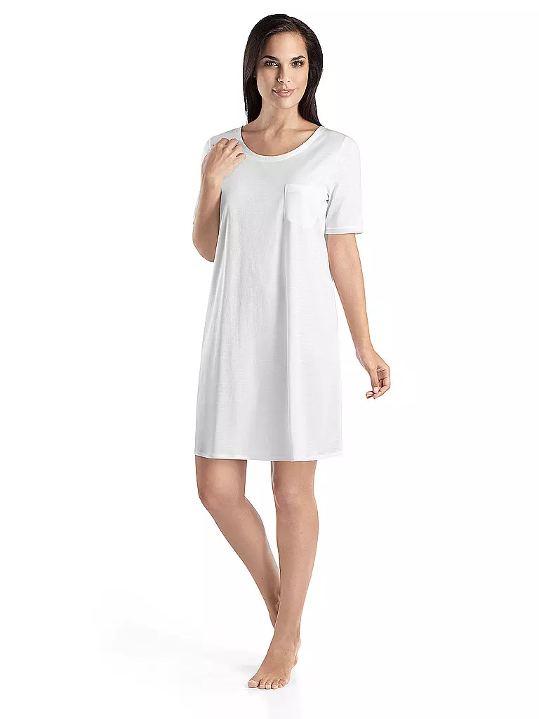 HANRO | Sleepshirt - Camisón "Cotton Deluxe" | Blanco
