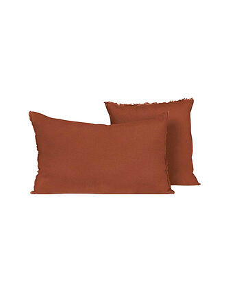 HAOMY | Funda de cojín LIMY 45x45cm Terre Brulee