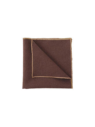 HAOMY | Servilleta de tela 40x40cm VERONE Ganache/Beige