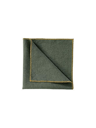 HAOMY | Servilleta de tela 40x40cm VERONE Caqui/Verde