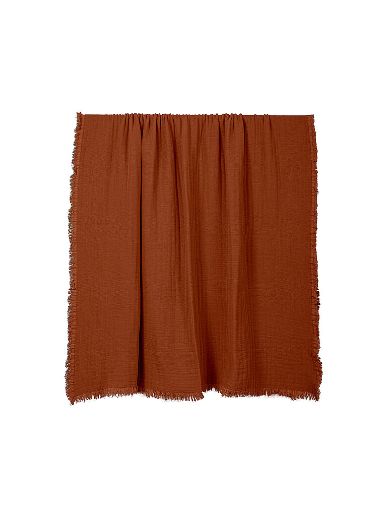 Colcha - Plaid VANLY 130x180cm Brick naranja