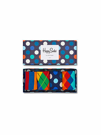 HAPPY SOCKS | Set de regalo para mujer BIG DOTS, paquete de 4, talla 36-40, multicolor