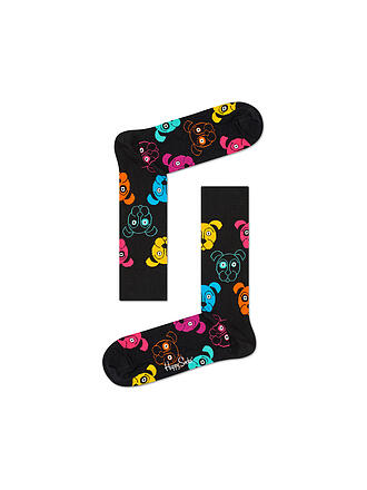 HAPPY SOCKS | Calcetines de mujer DOG 36-40 negro