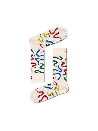 HAPPY SOCKS | Calcetines de mujer 36-40 SNAKES white