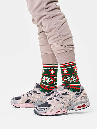 HAPPY SOCKS | Calcetines de mujer CHRISTMAS SWEATER Talla 36 - 40 verde oscuro