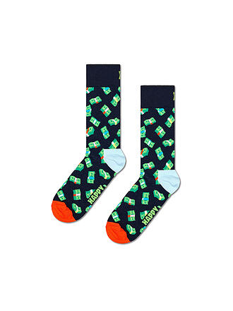 HAPPY SOCKS | Calcetines para hombre MONEY MONEY 41-46 azul marino