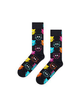 HAPPY SOCKS | Calcetines de hombre CAT negros