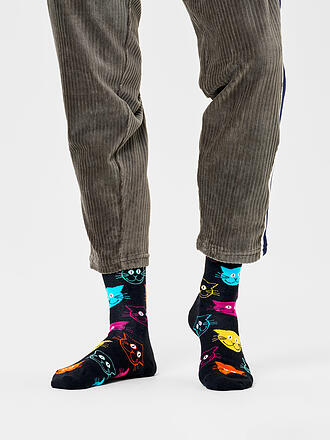 HAPPY SOCKS | Calcetines de hombre CAT negros