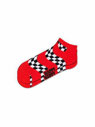 HAPPY SOCKS | Calcetines bajos para zapatillas de hombre RACE LOW 41-46 rojo