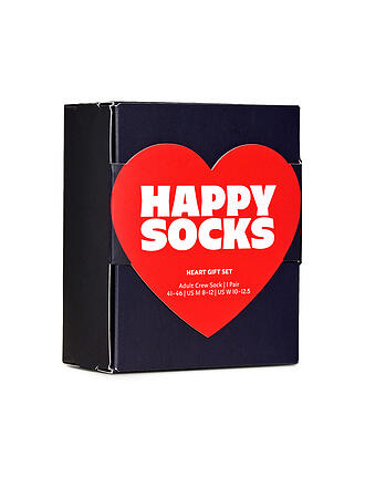HAPPY SOCKS | Calcetines de mujer HEART GIFT SET Talla 36 - 40 azul marino
