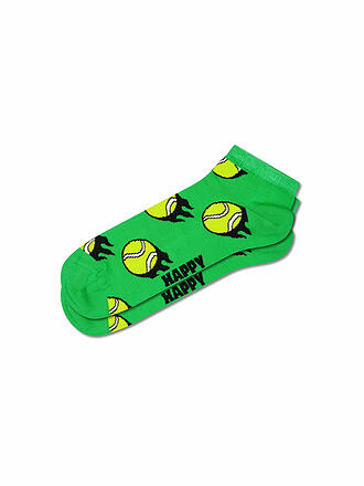 HAPPY SOCKS | Calcetines bajos de deporte para mujer TENNIS BALL 36-40 verde