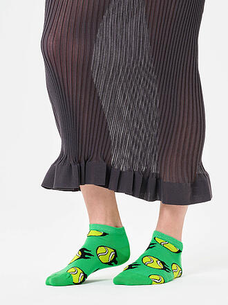HAPPY SOCKS | Calcetines bajos de deporte para mujer TENNIS BALL 36-40 verde