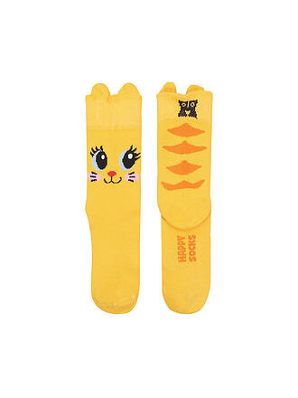 HAPPY SOCKS | Calcetines infantiles CAT naranja