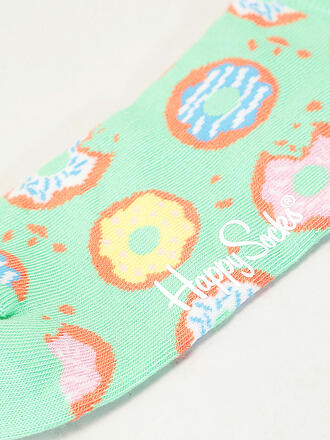 HAPPY SOCKS | Calcetines de mujer 36-40 DONUT verde claro