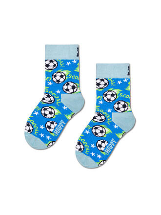 HAPPY SOCKS | Calcetines para niños FÚTBOL azul claro