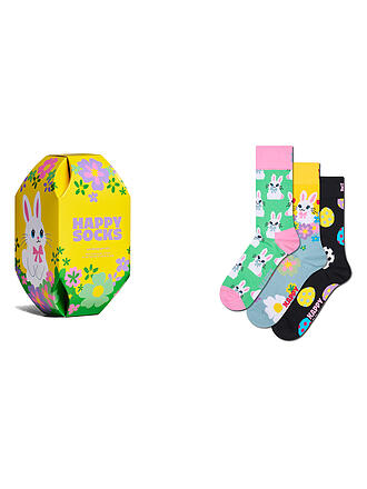 HAPPY SOCKS | Calcetines de mujer EASTER SOCKS Paquete de 3 36-40 amarillo