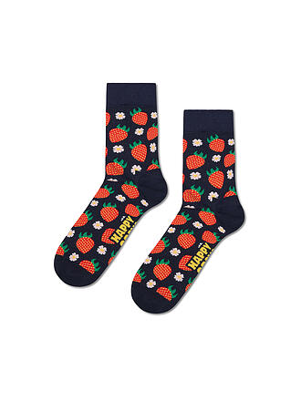 HAPPY SOCKS | Calcetines de mujer STRAWBERRY SHORT 36-40 navy