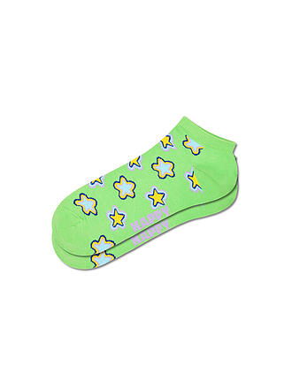 HAPPY SOCKS | Calcetines deportivos STARS 41-46 para hombre, verde claro