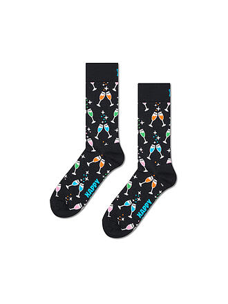 HAPPY SOCKS | Caja de regalo de calcetines para mujer, paquete de 3 CELEBRATIONS 36-40 negro