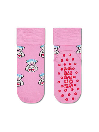 HAPPY SOCKS | Calcetines ABS para bebé TEDDY ANTIDESLIZANTES rosa