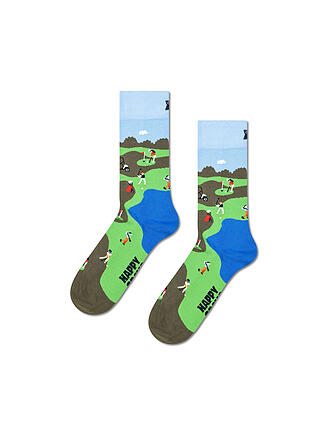 HAPPY SOCKS | Calcetines de hombre GOLF 41-46 verde