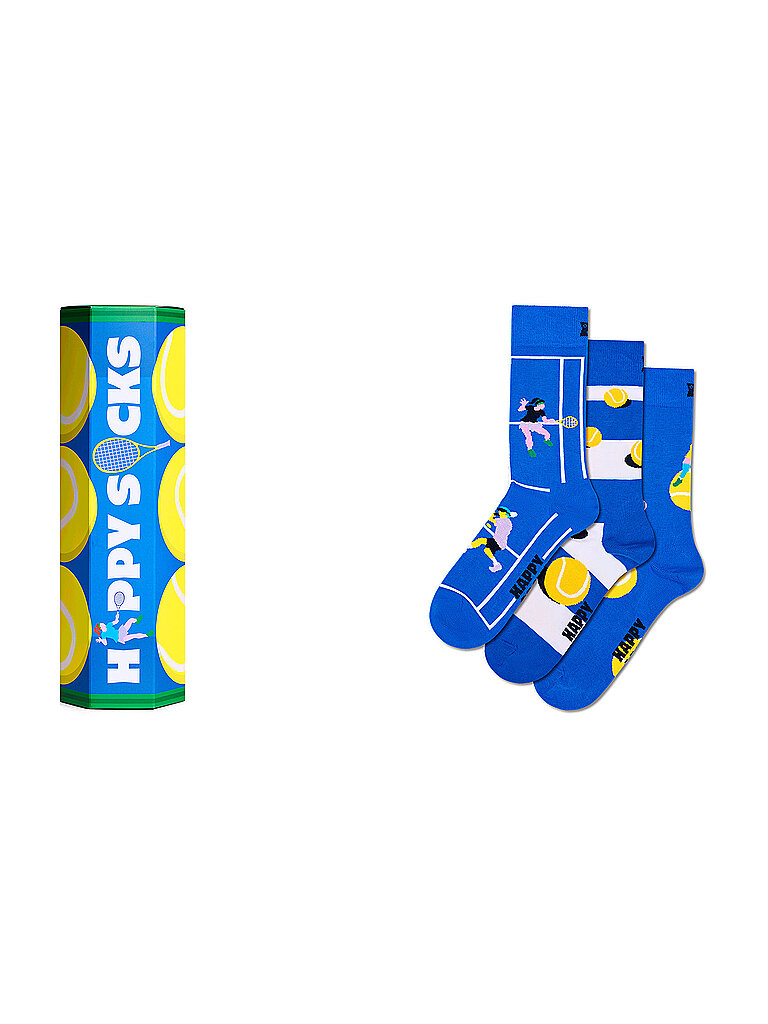 Calcetines de hombre TENNIS Paquete de 3 41-46 azul azul
