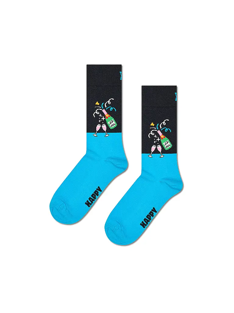 HAPPY SOCKS | Caja de regalo de calcetines para hombre CELEBRATIONS SOCKS 3er Pkg 41-46 black | Negro