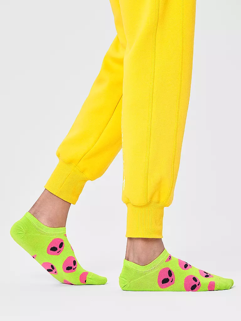 HAPPY SOCKS | Calcetines bajos ALIEN verdes para hombre | Verde