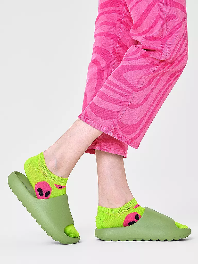 HAPPY SOCKS | Calcetines bajos ALIEN verdes para hombre | 
