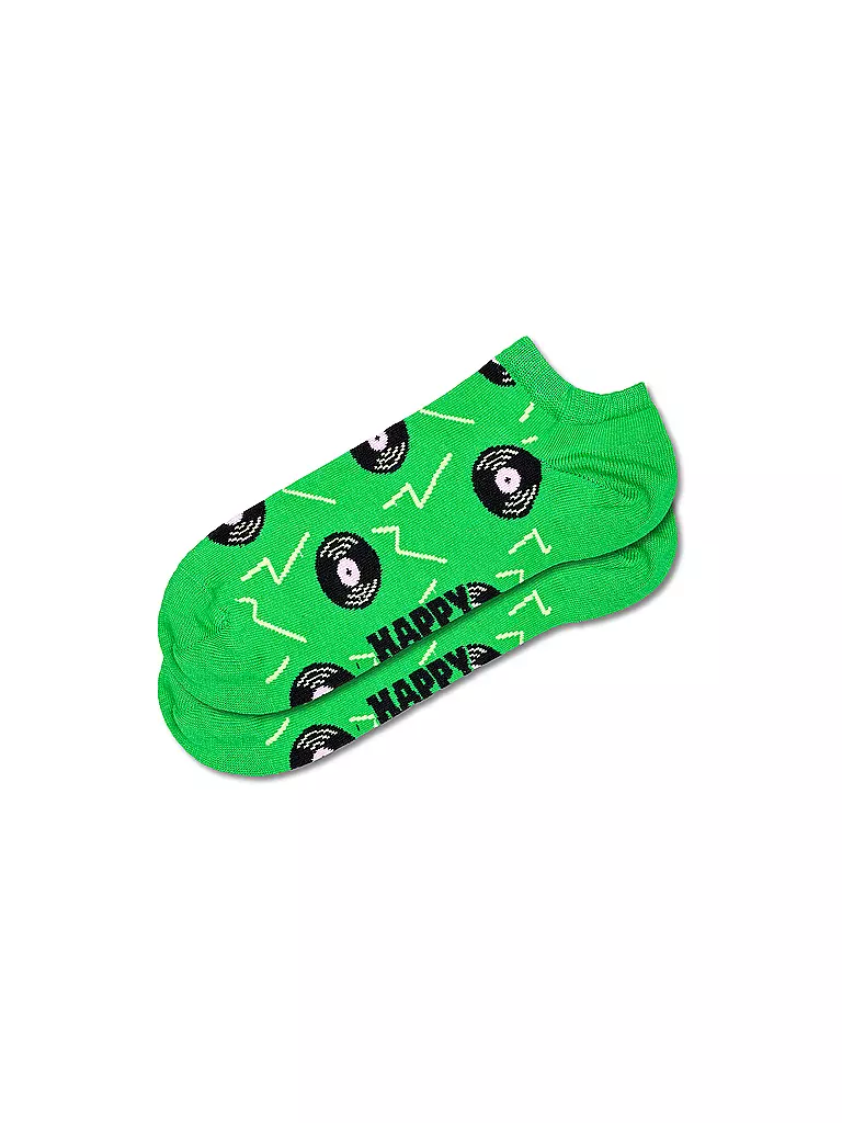 HAPPY SOCKS | Calcetines bajos VINYL para mujer 36-40 b | Verde