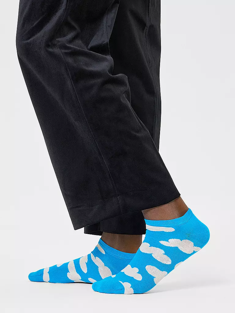 HAPPY SOCKS | Calcetines de deporte CLOUDY para hombre 41-46 azul claro | Azul claro