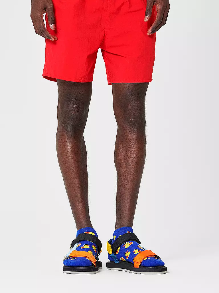 HAPPY SOCKS | Calcetines de deporte para hombre RUBBER DUCK 41-46 azul marino | Azul
